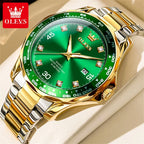 Men's Quartz Stainless Steel Watch with Auto Date