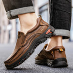 Men's Handmade Leather Slip-On Driving Shoes