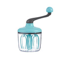 Manual Semi-Automatic Egg Beater with 6-Axis Whisk