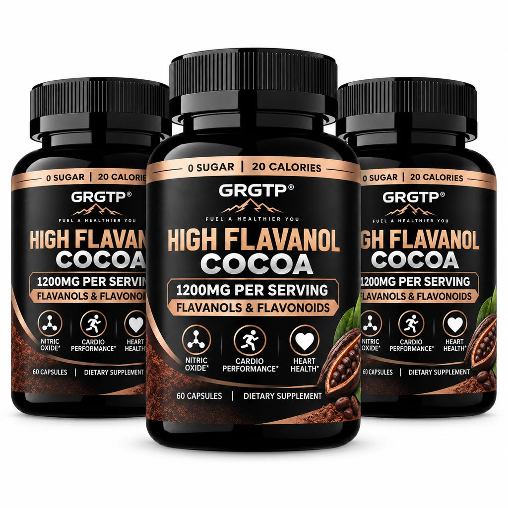High Flavanol Cocoa Circulation and Cardiovascular Support Capsules