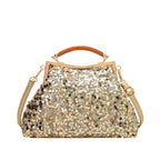 Women's Luxury Sequin Glitter Evening Clutch Bag