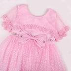 Girls' Princess Ball Gown Dress with Bow and Lace