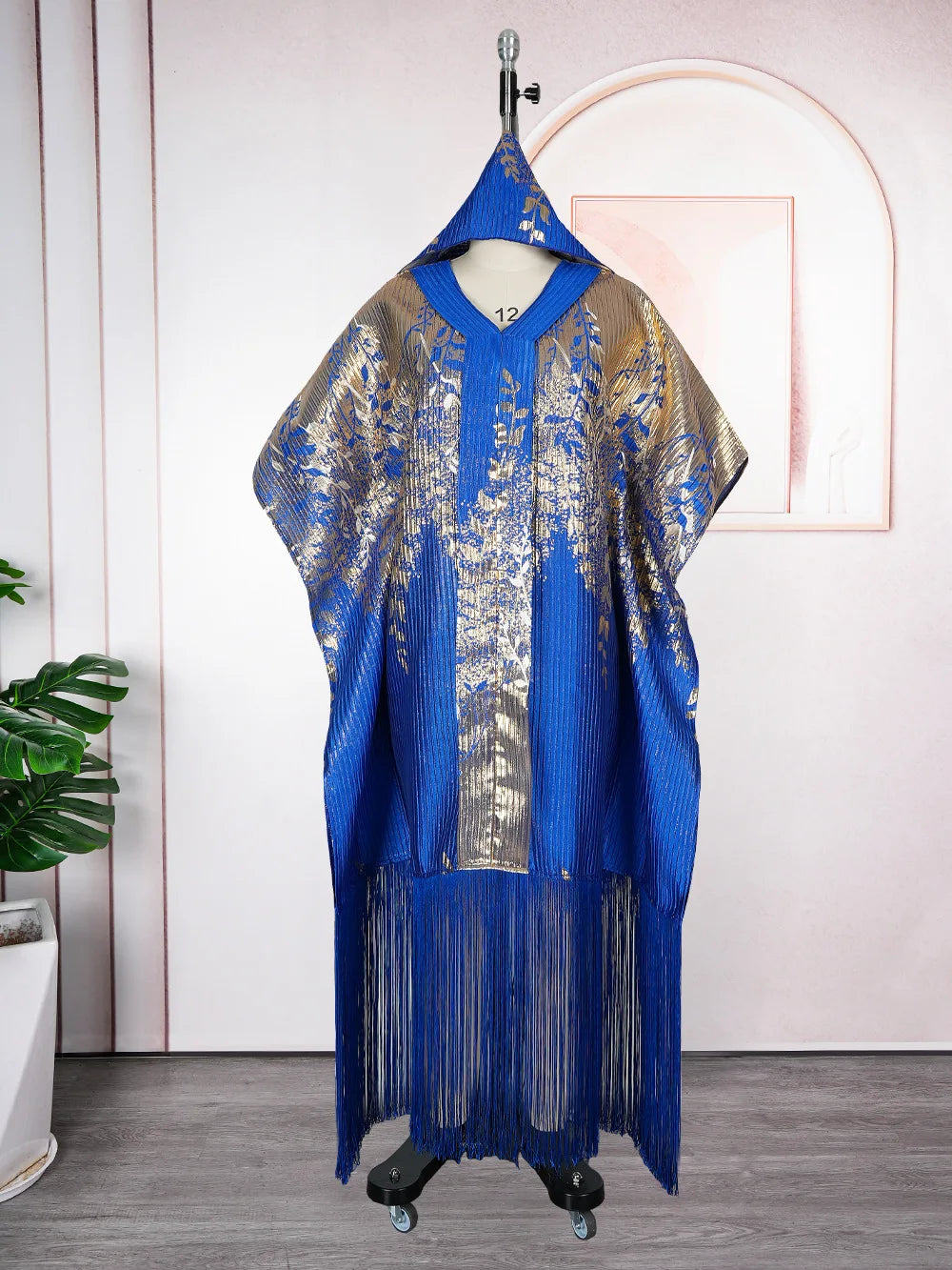 Women's African Traditional Evening Gown Maxi Dress
