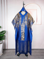 Women's African Traditional Evening Gown Maxi Dress