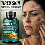 NAD+ Resveratrol Capsules Cell Repair Energy Immune Support