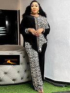 Women's Dashiki Top and Pants 2-Piece Suit