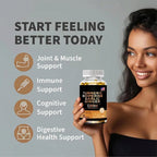Turmeric and Garlic Joint Support Dietary Supplement Capsules