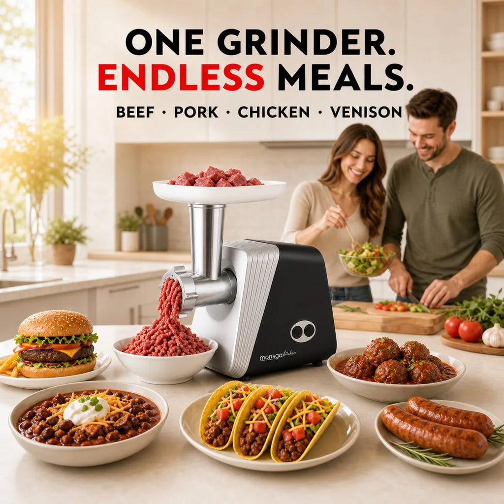 Electric Meat Grinder and Sausage Maker G100 1200W