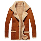 Men's Thickened Faux Fur Winter Coat Jacket