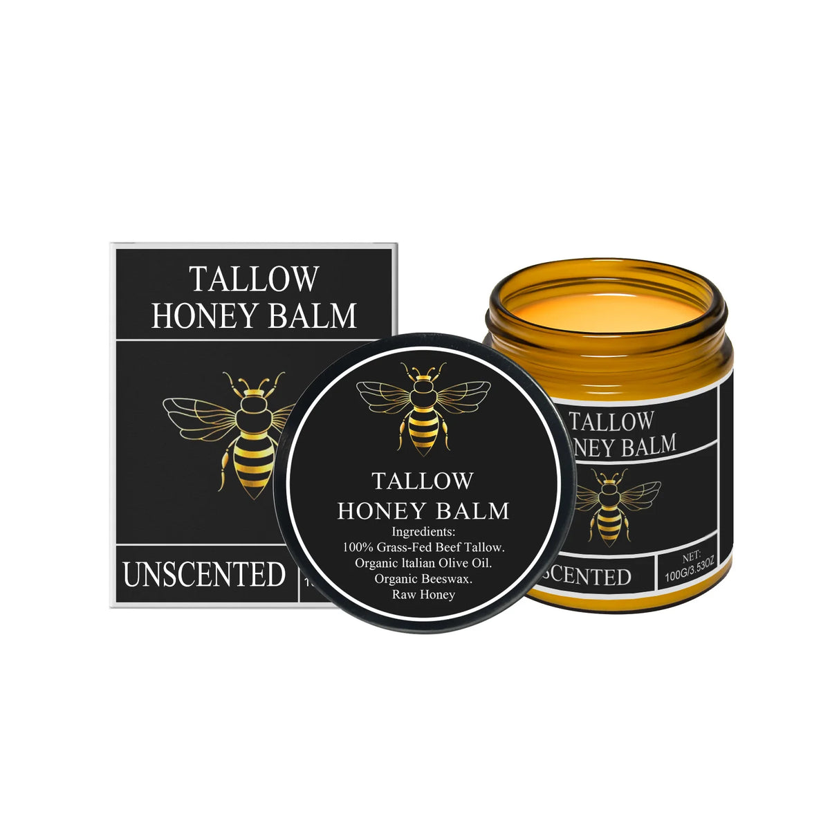 Tallow Honey Balm Deep Hydration Face Cream