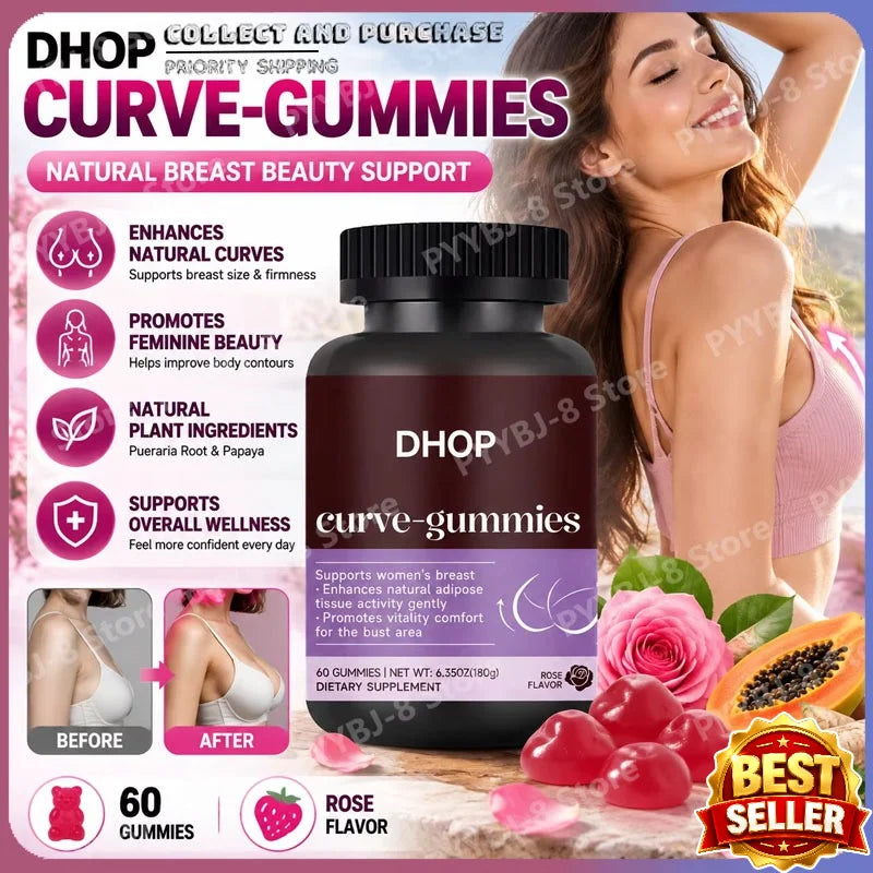 Kudzu Root and Genistein Breast Support Dietary Supplement Gummies