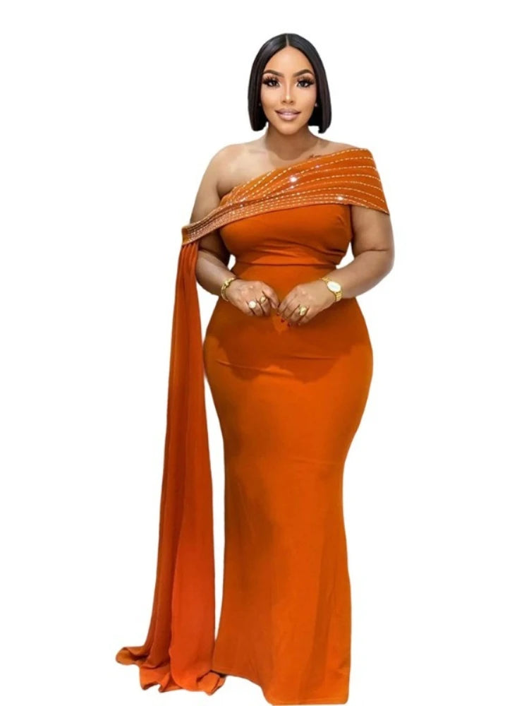 Women's Elegant Dashiki Long Maxi Dress
