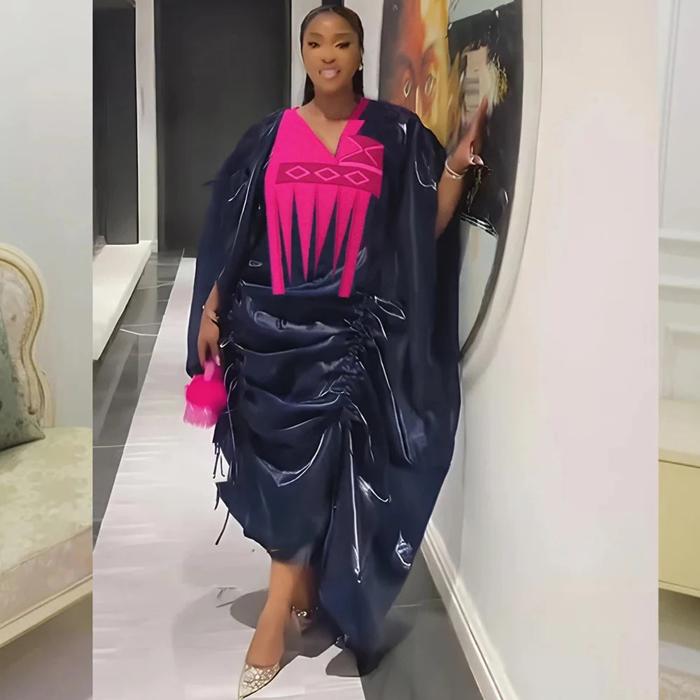 Women's African Traditional Kaftan Abaya Evening Long Dress