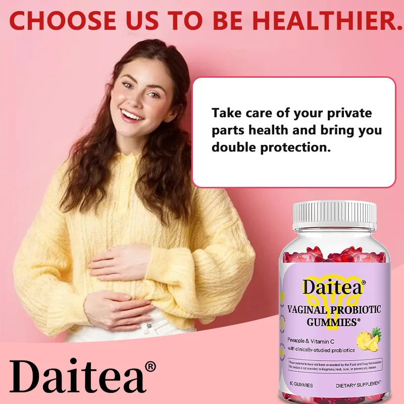 Women's Vaginal Probiotic Health Support Dietary Supplement Gummies