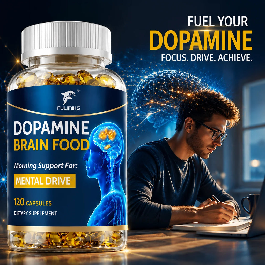 Dopamine Brain Food Supplement Mental Focus Mood Support