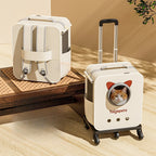 Detachable Travel Trolley Case Pet Carrier for Cats Dogs