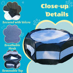 Foldable Portable Small Animal Playpen Enclosure for Cats Dogs