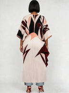 Women's African Asymmetric Dashiki Maxi Dress