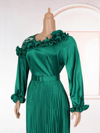 Women's African Traditional Luxury Evening Gown Maxi Dress