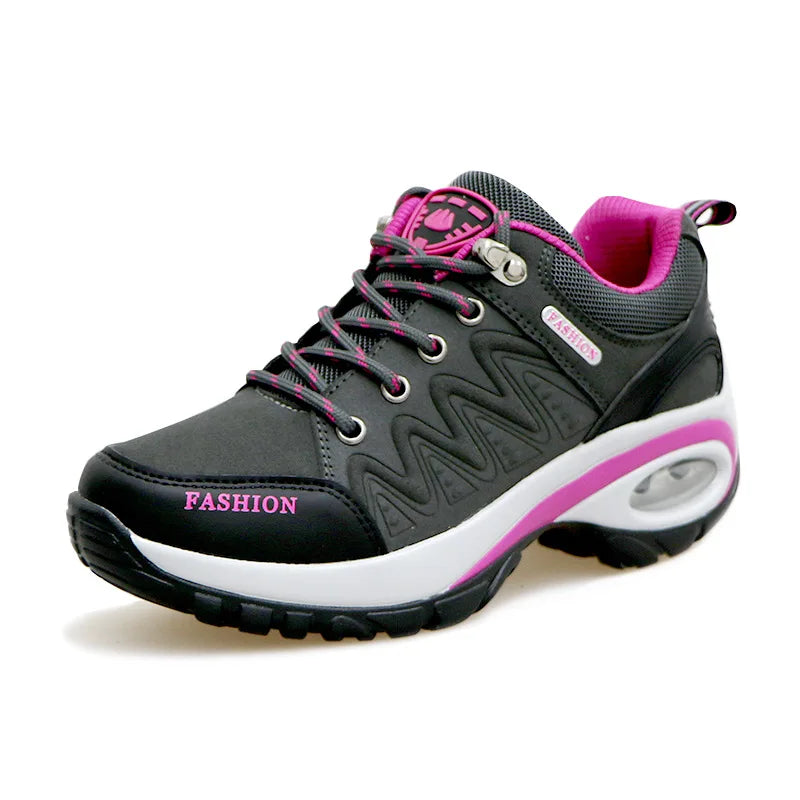 Women's Platform Non-Slip Low Top Running Shoes