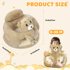Plush Animal Baby Floor Learning Support Seat Chair