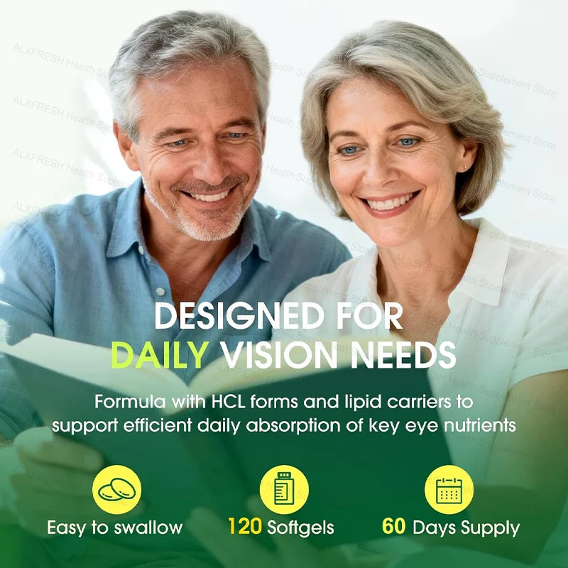 Lutein & Zeaxanthin Eye Health Supplement Capsules for Adults