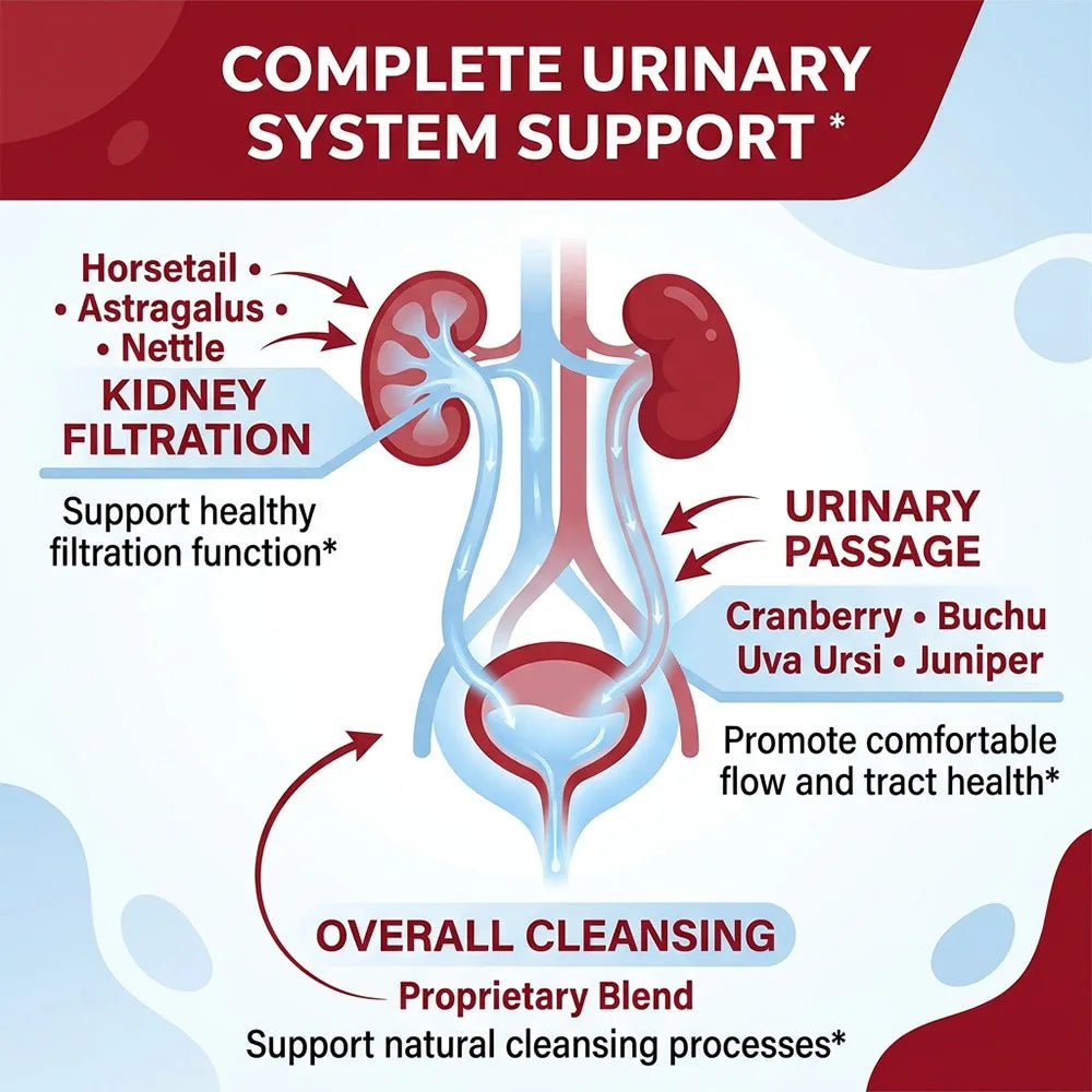 Kidney Cleanse Capsules with Cranberry Extract