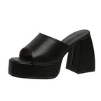 Women's Fashion Platform Thick High Heel Sandals