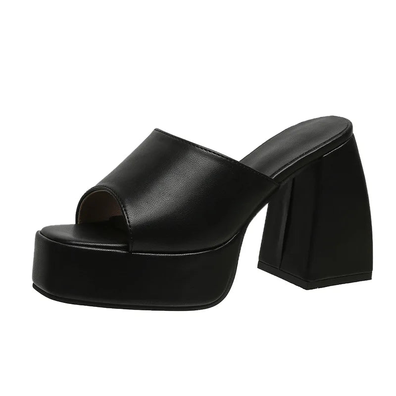 Women's Fashion Platform Thick High Heel Sandals
