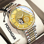 Men's Luminous Skeleton Tourbillon Automatic Watch