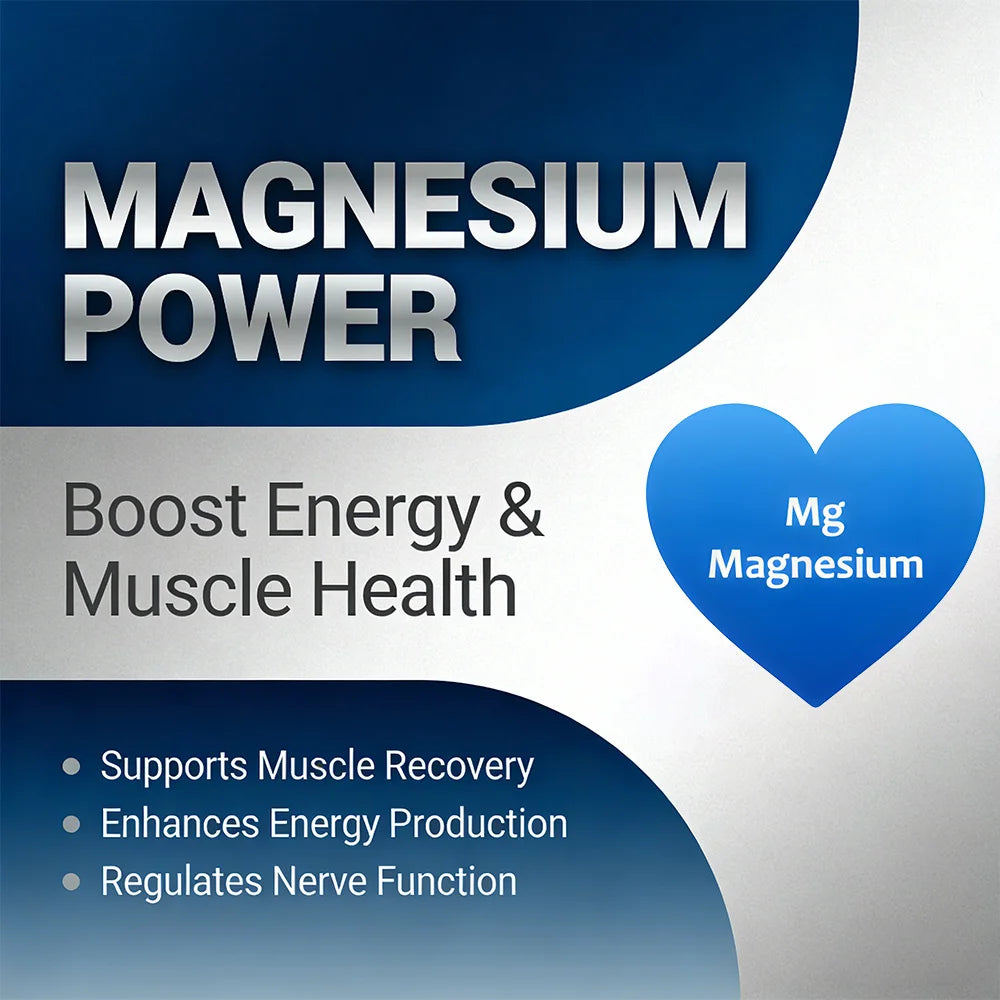 Magnesium Complex Capsules with Zinc D3 B6 and L-Threonate