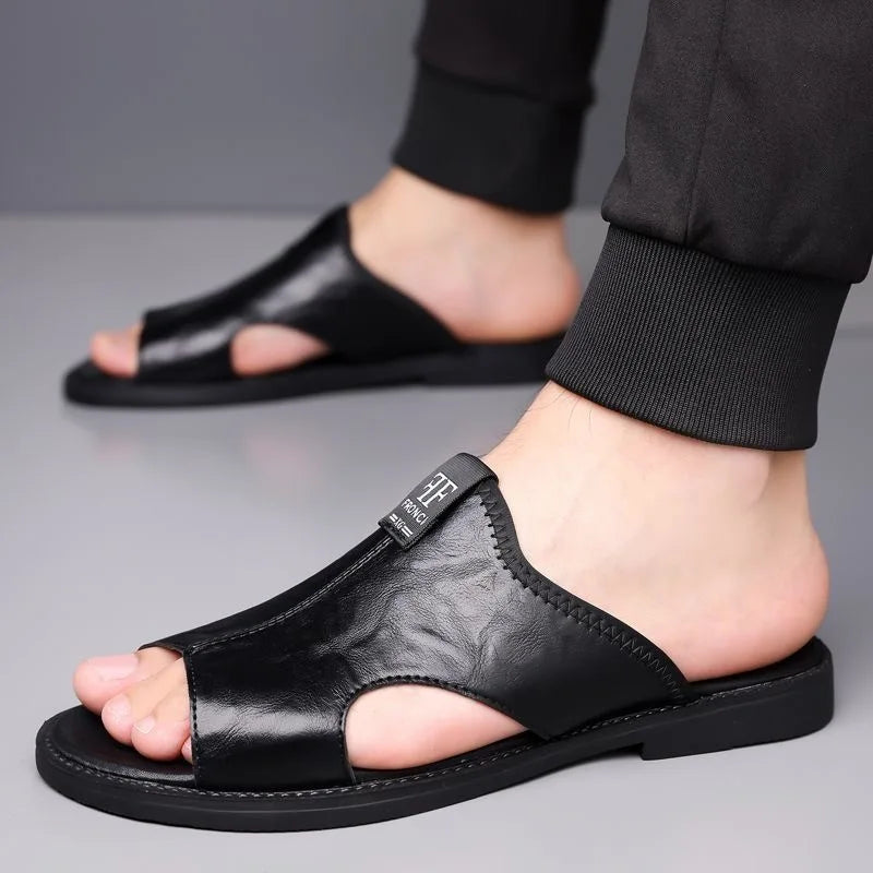 Men's Breathable Slip-On Outdoor Beach Casual Sandals DX2025-1