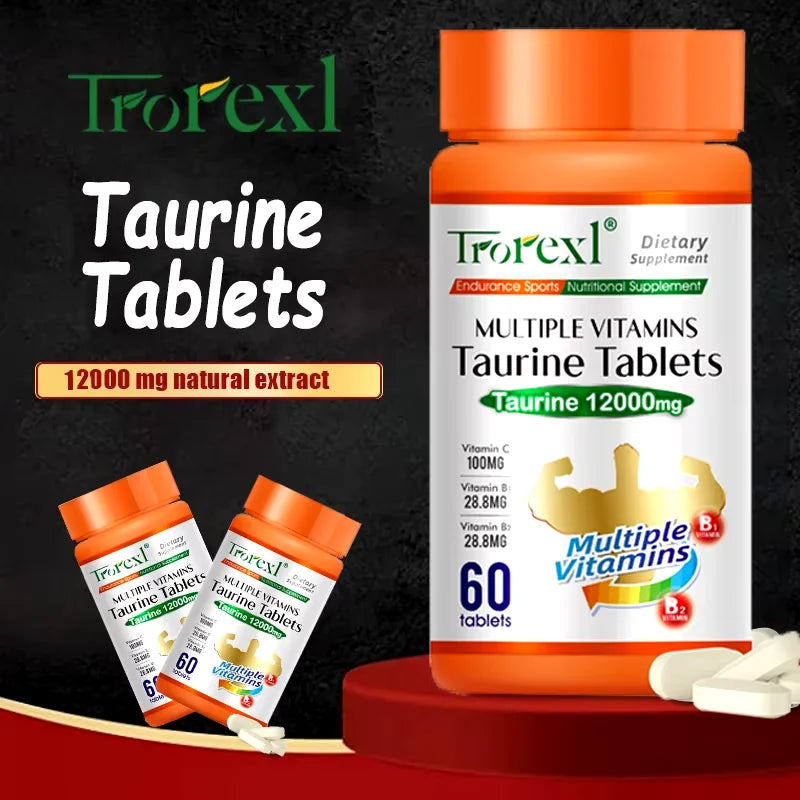 Taurine Multivitamin Tablets for Energy & Fatigue Relief