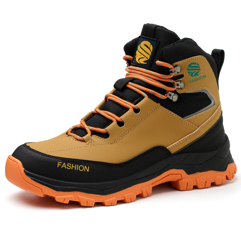 Men's Steel Toe Anti-Puncture High Top Work Sneakers