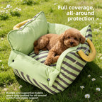Safe Travel Booster Seat Pet Bed for Cats Dogs