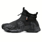 Men's High-Top Side-Zipper Work Casual Boots