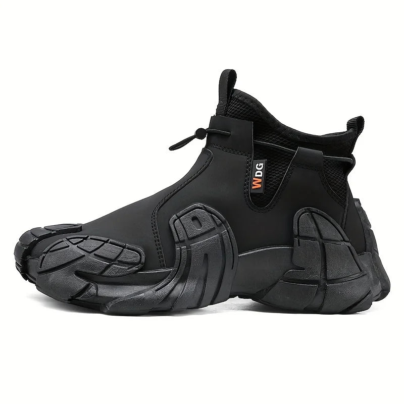 Men's High-Top Side-Zipper Work Casual Boots
