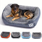 Soft Square Dog Sofa Warm Washable Pet Bed