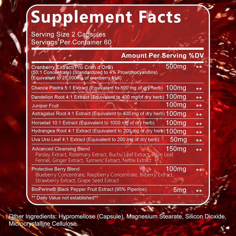Kidney Cleanse Detox & Repair Urinary Tract Support Flush Formula
