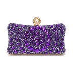 Women's Luxury Pearl Rhinestone Evening Clutch Bag