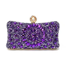 Women's Luxury Pearl Rhinestone Evening Clutch Bag