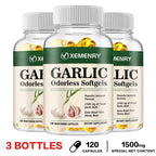 Odorless Garlic Heart and Cholesterol Support Capsules