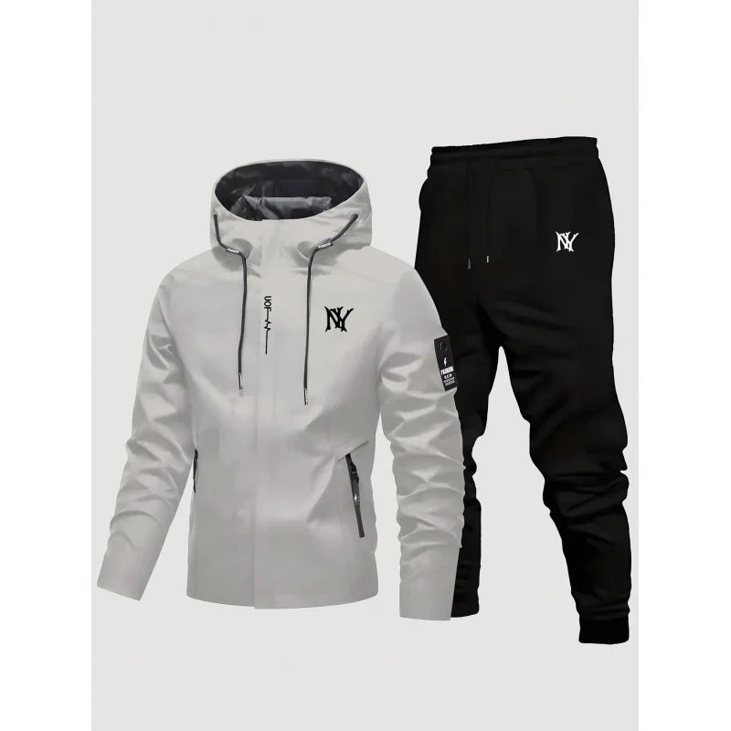 Men's Windproof Waterproof Outdoor Two Piece Set