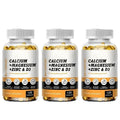 Calcium Magnesium Zinc Vitamin D3 Bone Muscle Support Dietary Supplement Capsules