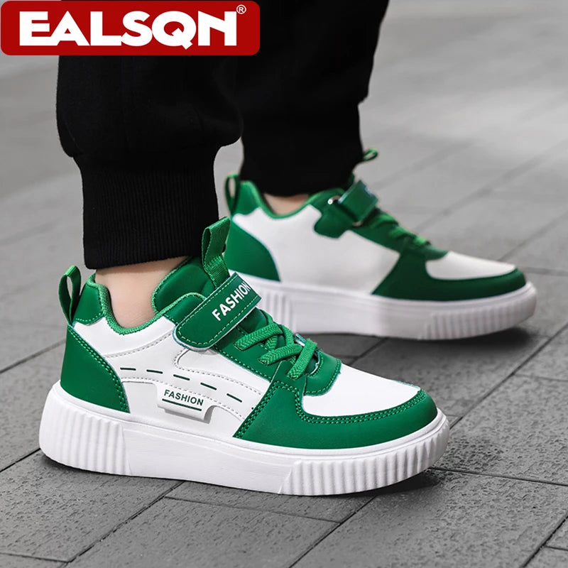 Kids' PU Leather Non-Slip Basketball Sneakers