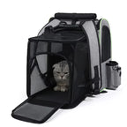 Expandable Breathable Pet Carrier Backpack for Cats Dogs