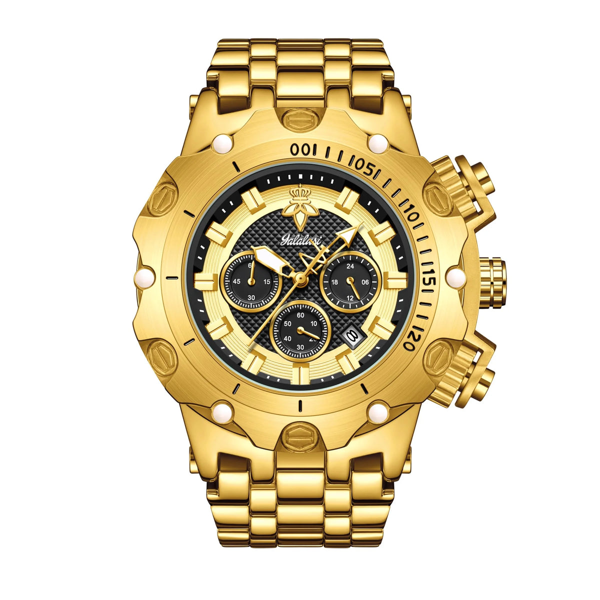 Men's Luxury Mechanical Dial Quartz Bracelet Watch