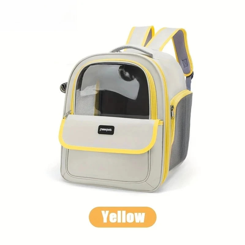 Breathable Transparent Capsule Pet Carrier Backpack for Cats Dogs