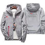 Men's Moto Biker Sport Jacket Thin Polyester