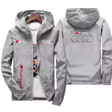 Men's Moto Biker Sport Jacket Thin Polyester